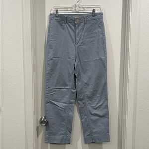 Everlane Women's Sky Blue Straight Leg Cotton Chino Pants Size 4